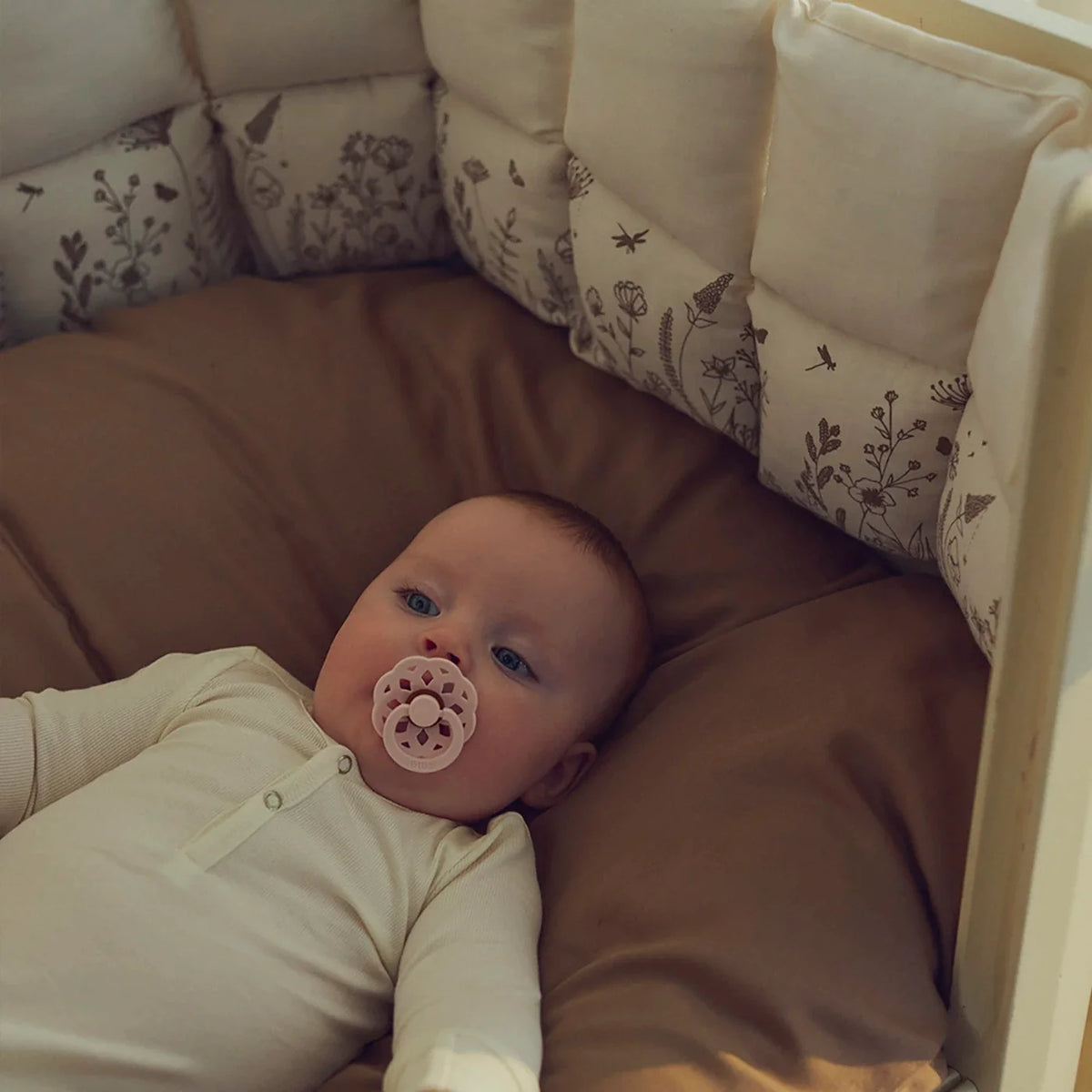 Kapok floral Bedbumper
