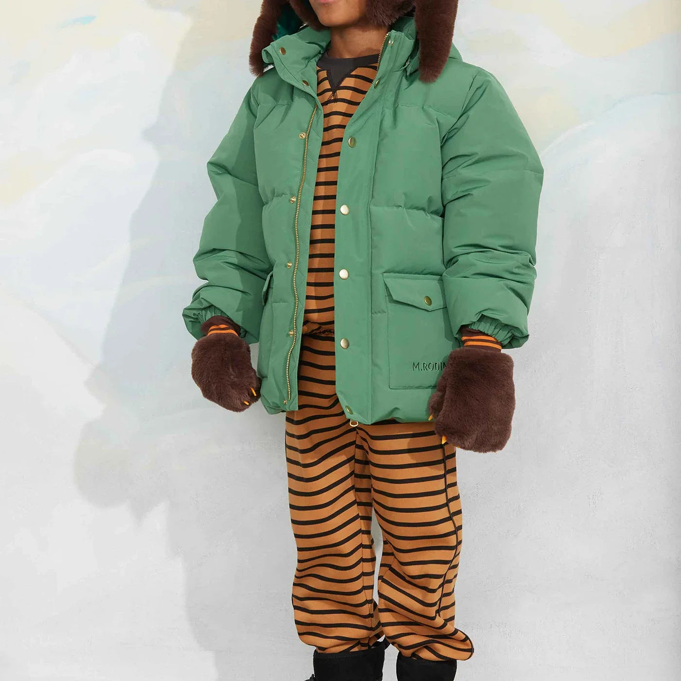 Solid heavy puffer Winterjas