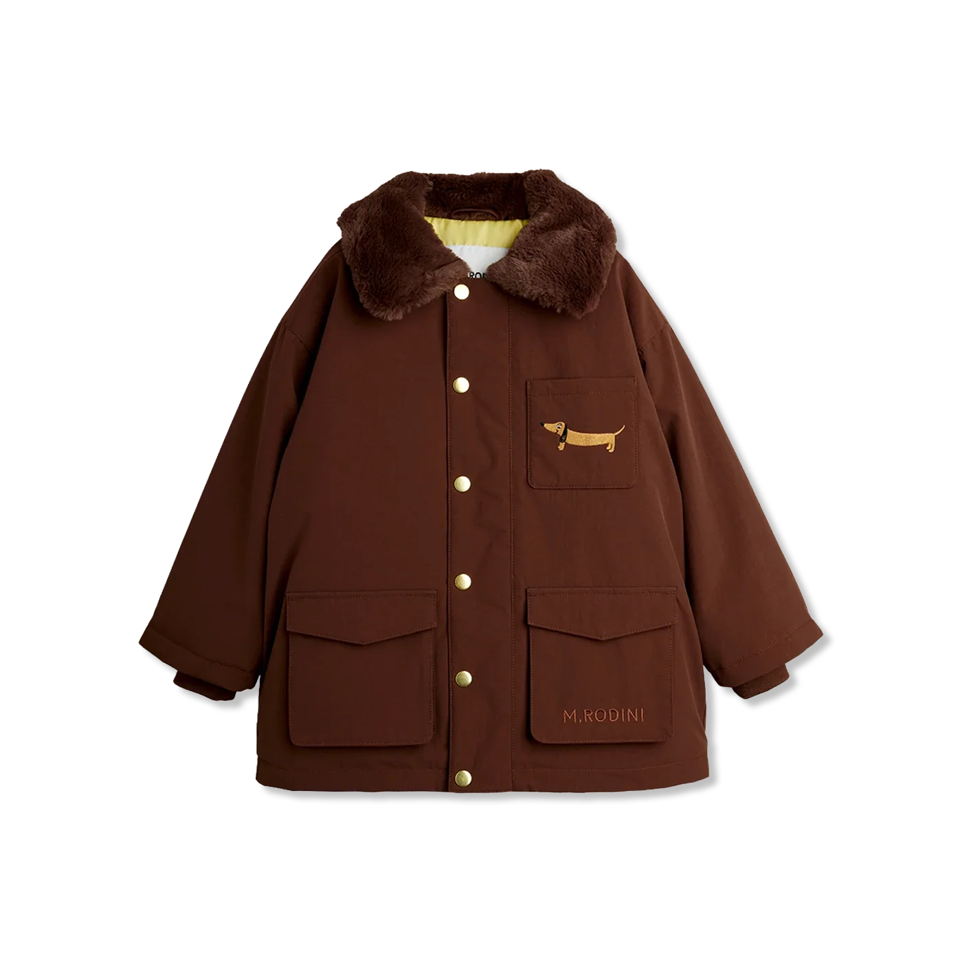Padded nylon parka Winterjas