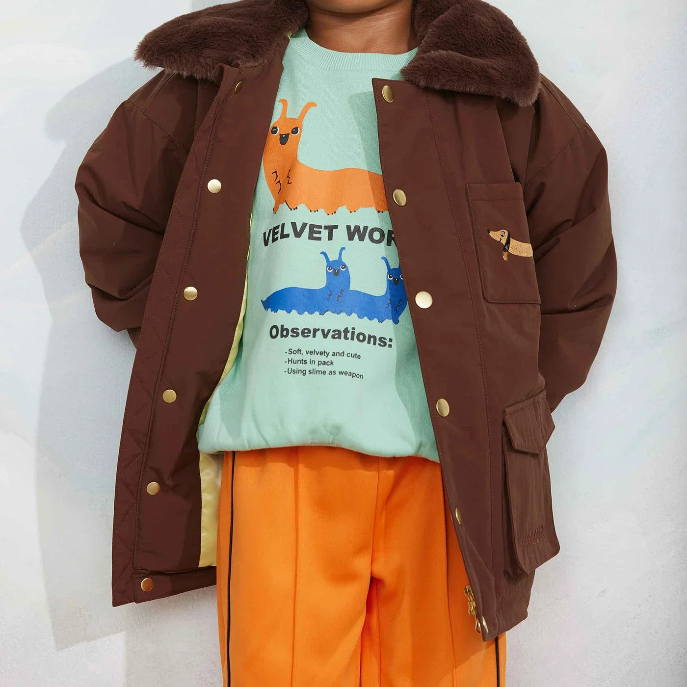 Padded nylon parka Winterjas