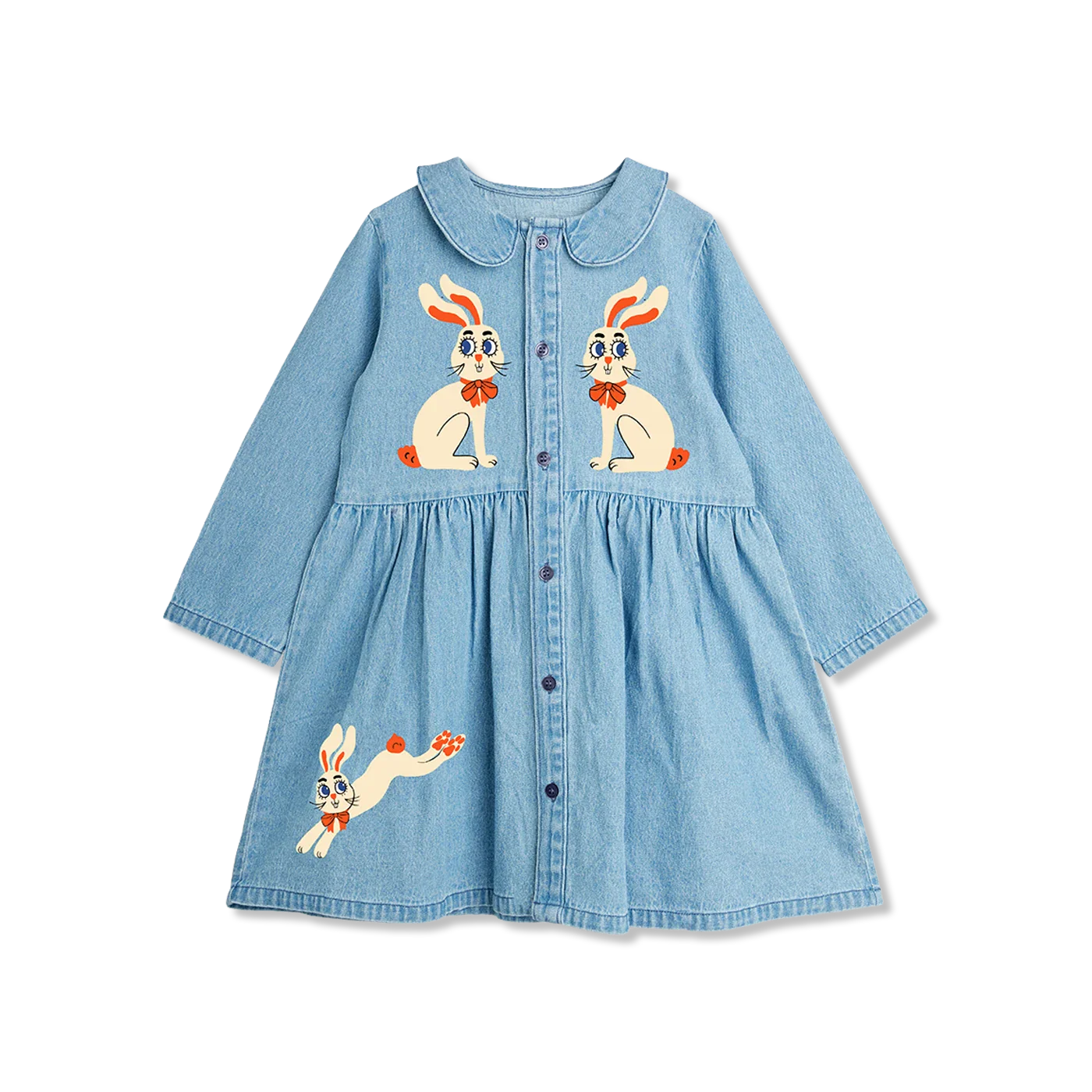 Lw denim rabbit Jurk