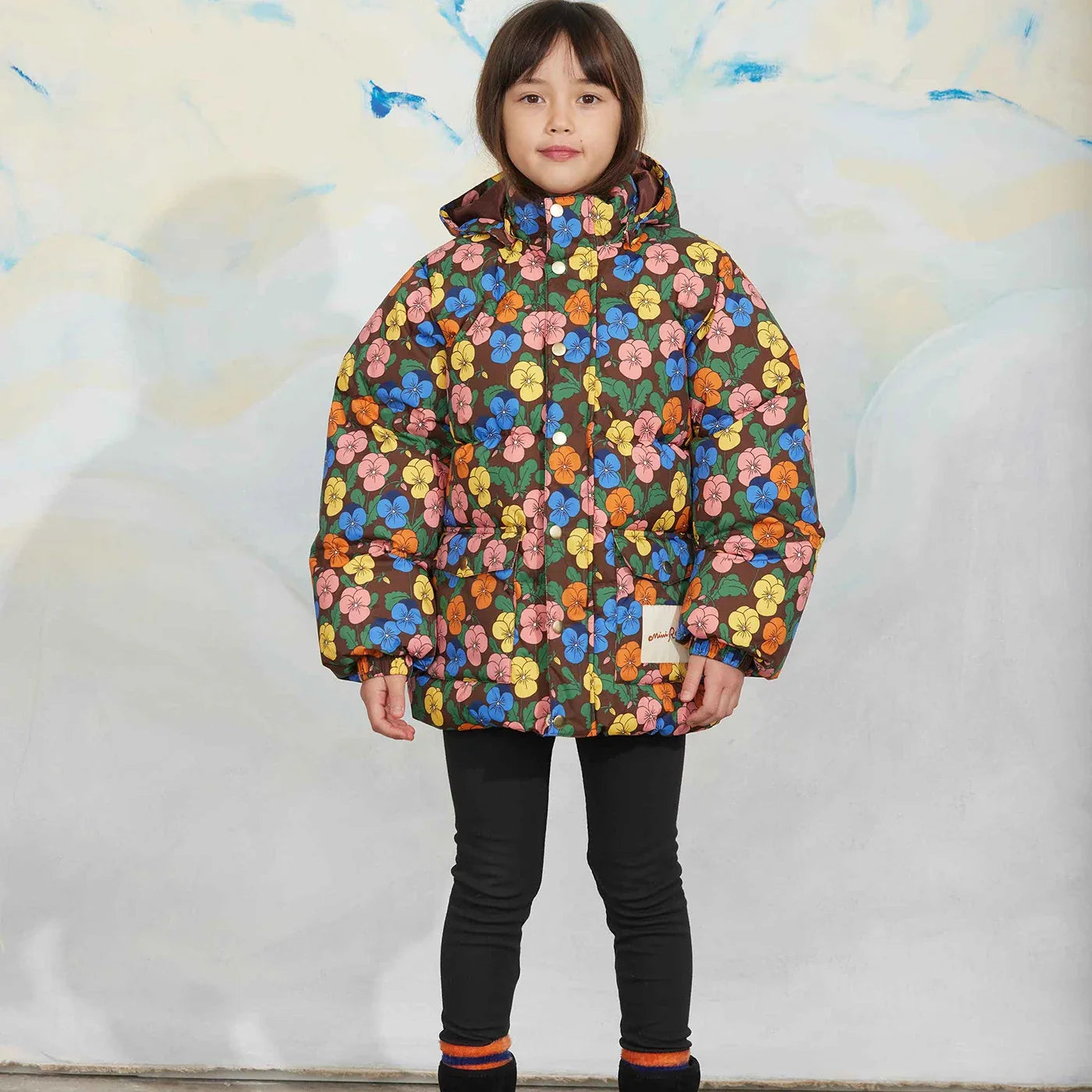 Violas aop heavy puffer Winterjas