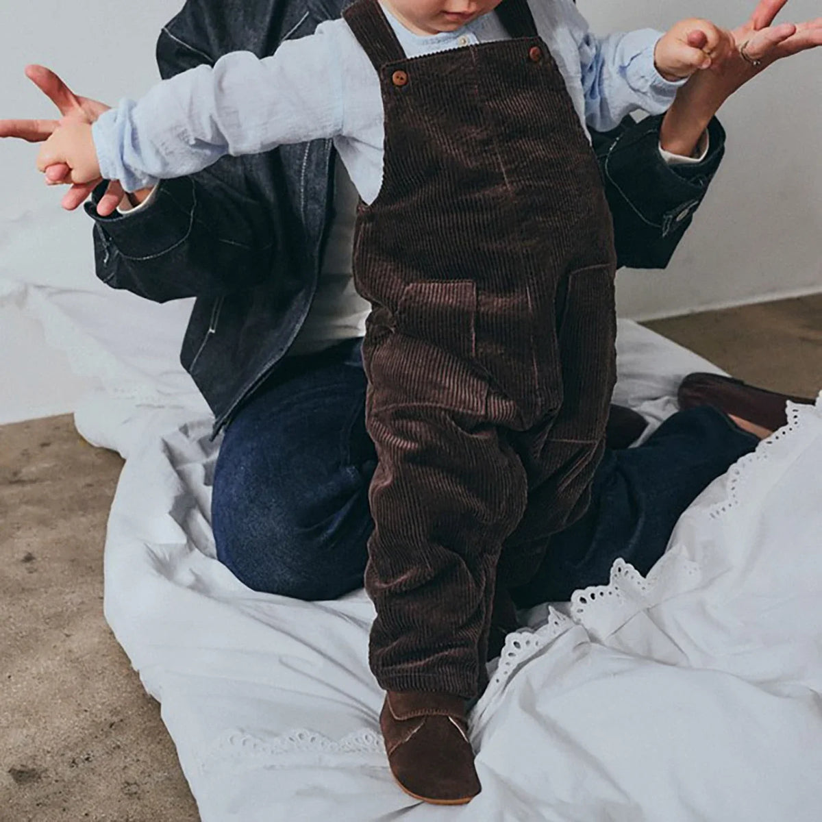 Teddy dark brown Eerste loopschoentjes