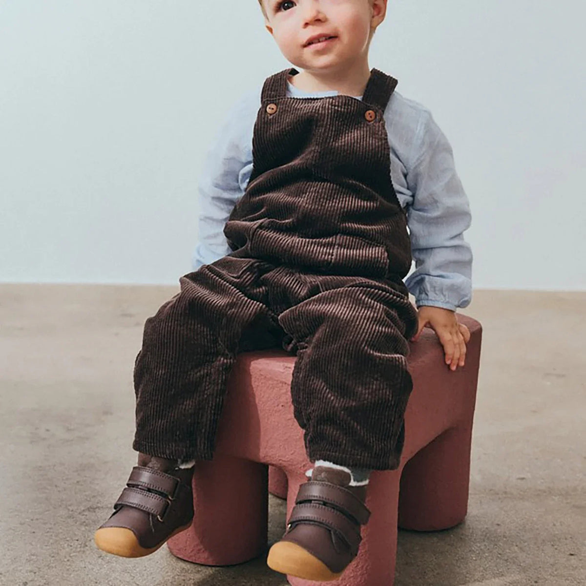 Petit winter dark brown Eerste loopschoentjes