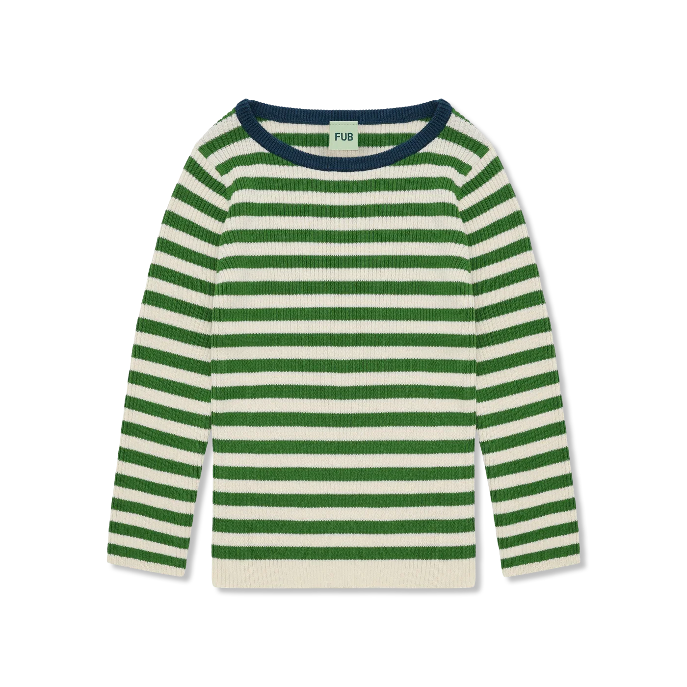 Rib Blouse t-shirt lange mouw