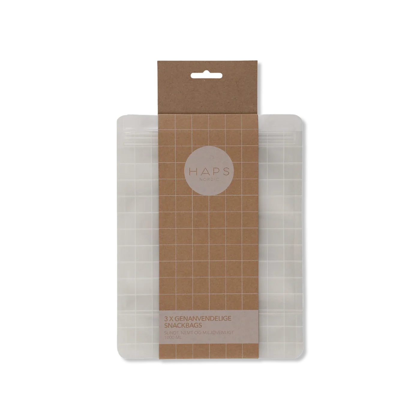 Reusable Snack bag 1000 ml. lunchtrommels