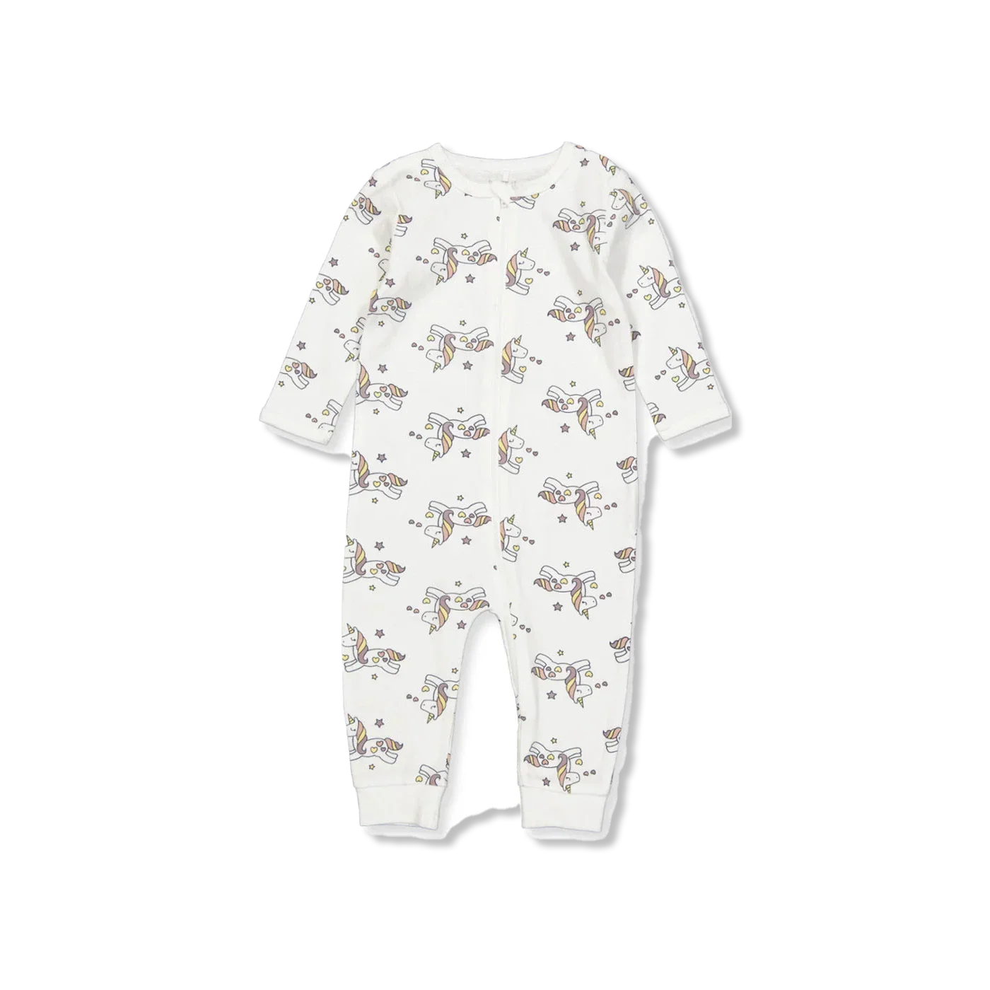 NBFNIGHTSUIT ZIP UNICORN nachtkleding