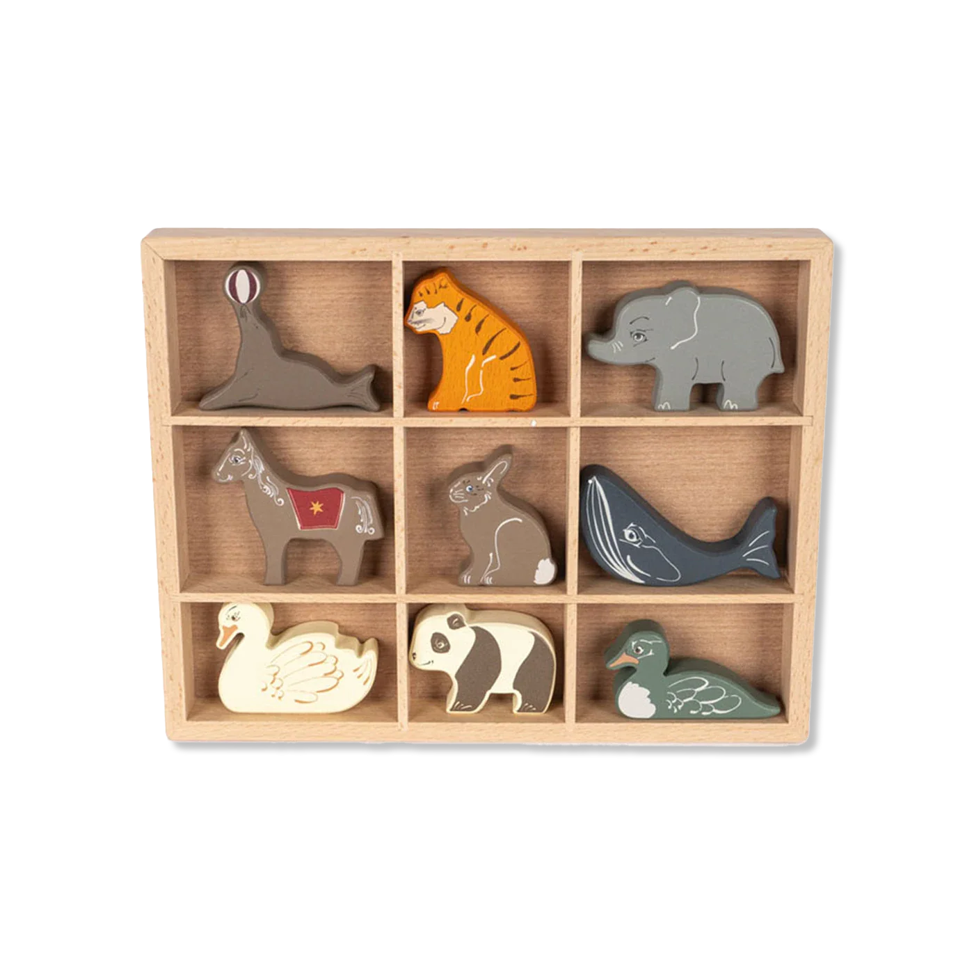 WOODEN MINI ANIMALS houten speelgoed