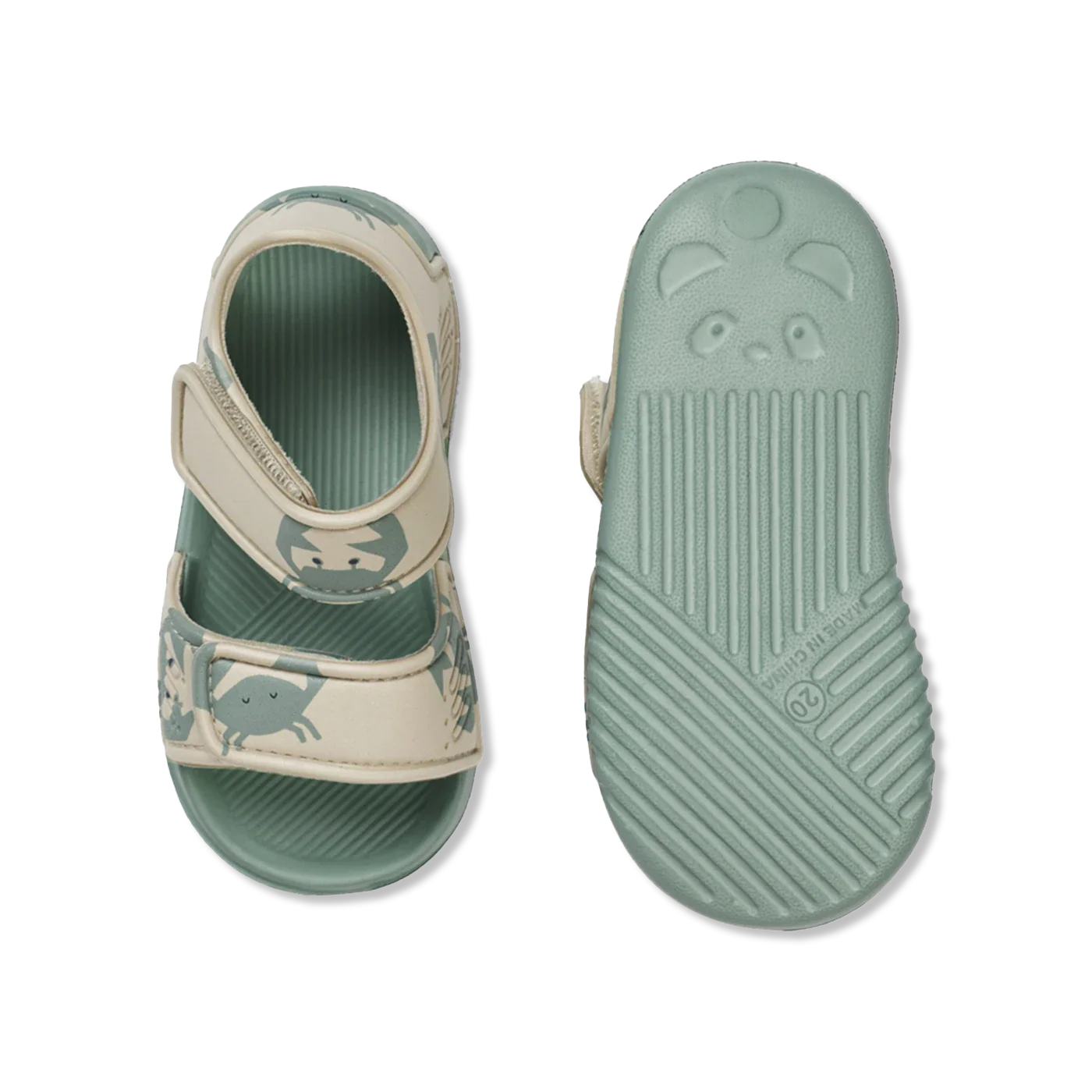 Blumer open sandalen