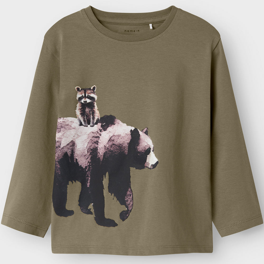 Nmmoris t-shirt lange mouw