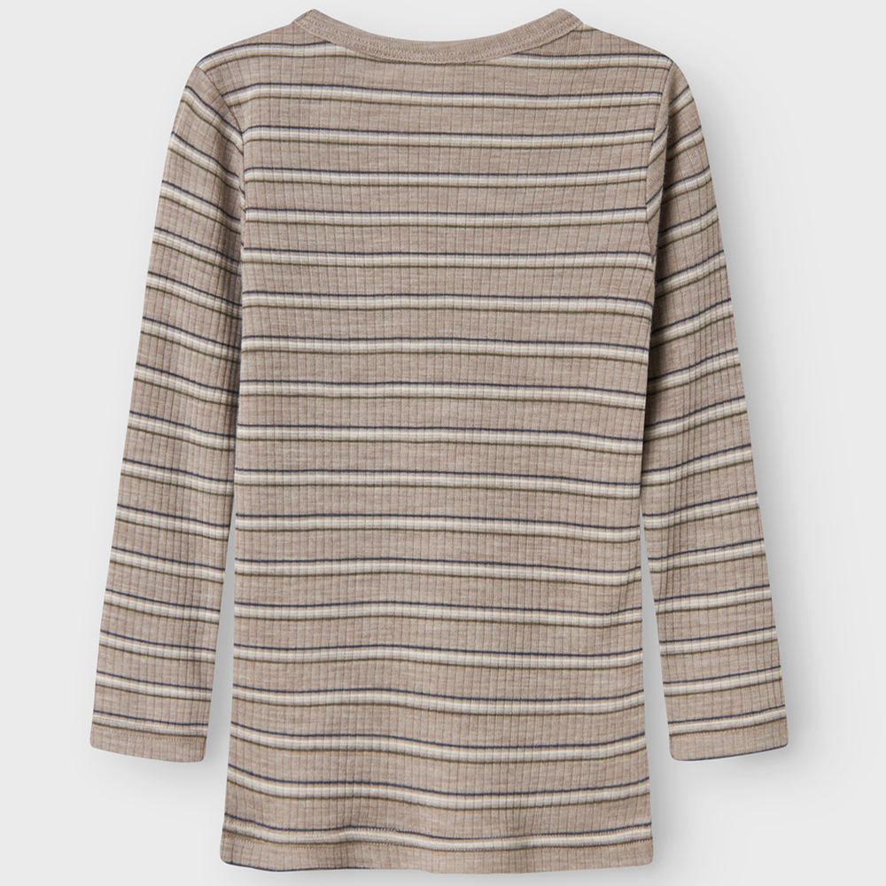 Nmmwomi t-shirt lange mouw