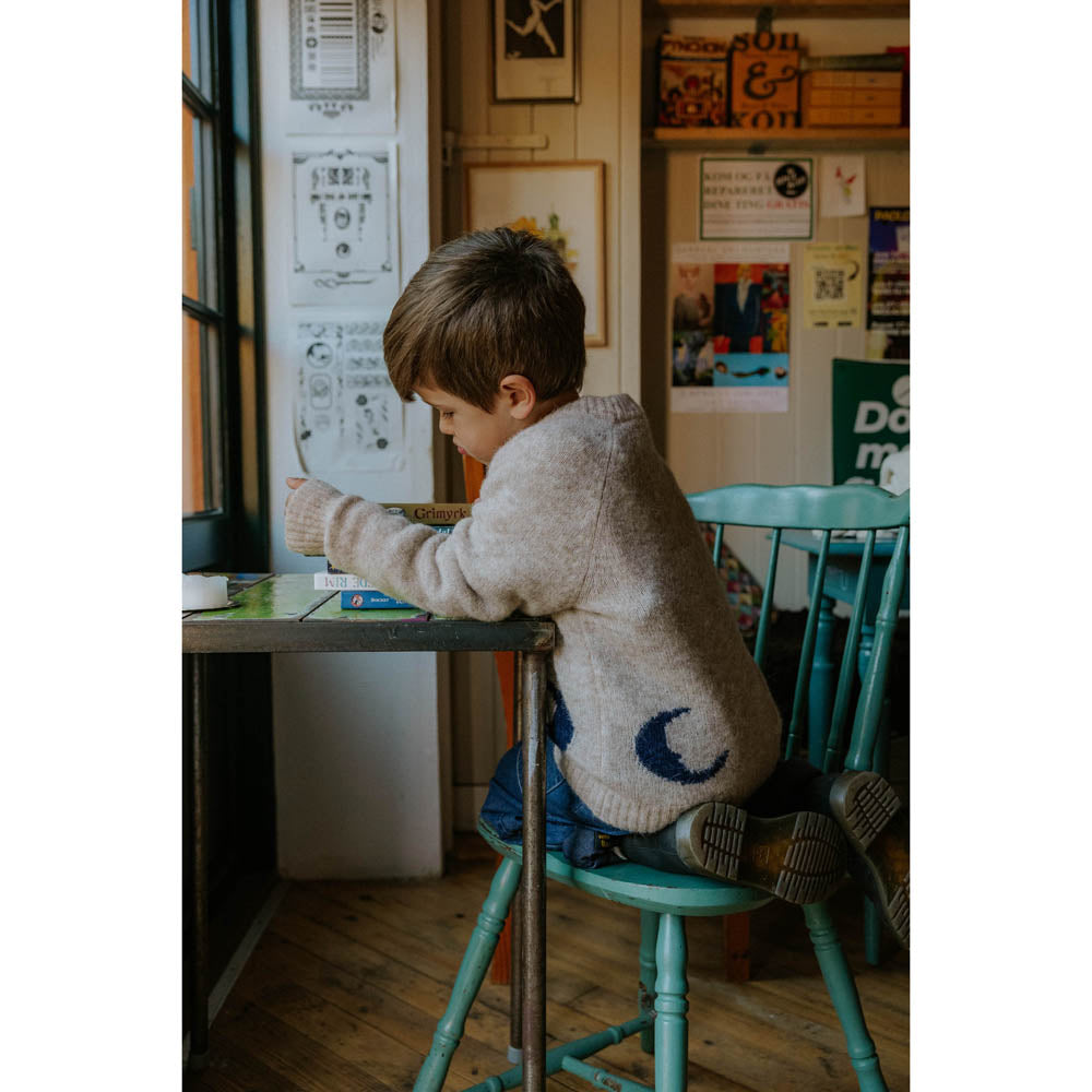 STAR MOON t-shirt lange mouw