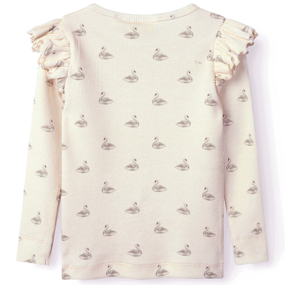 Nmfgavo Eko t-shirt lange mouw