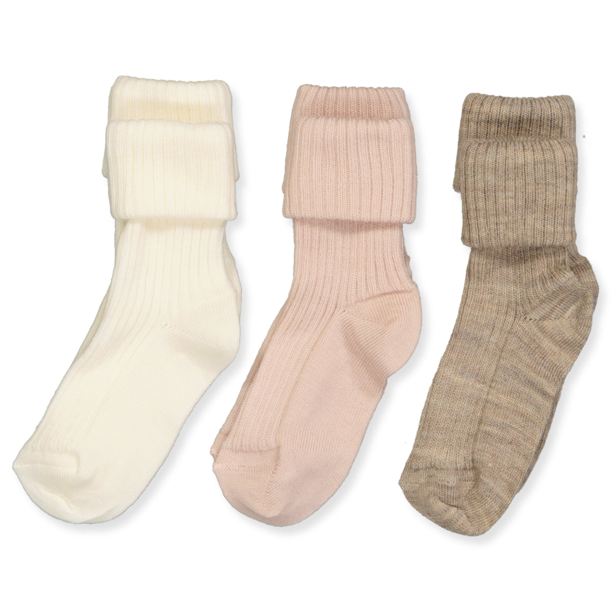 3-pack rib wool Sokken