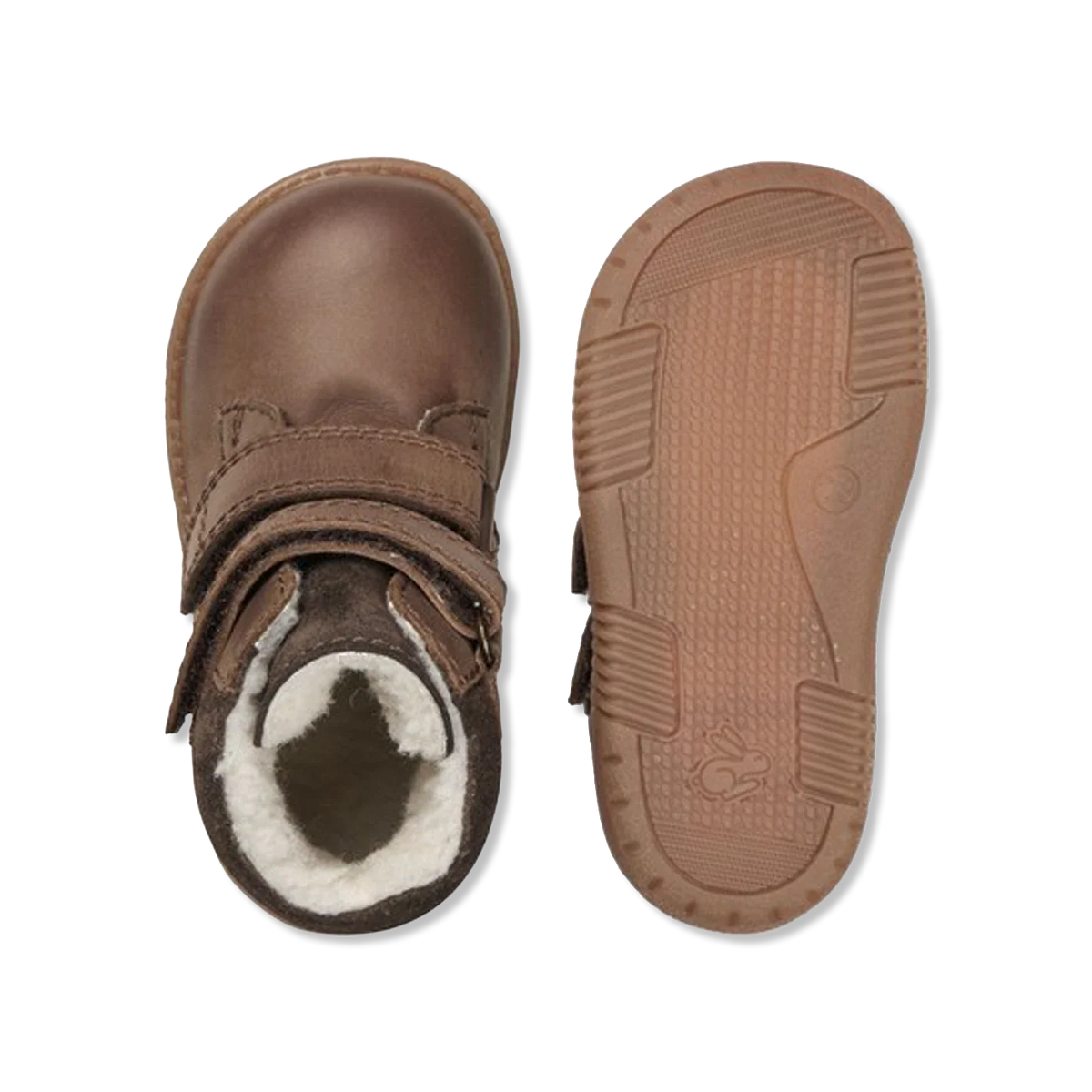 Rabbit dark brown Winterlaarzen