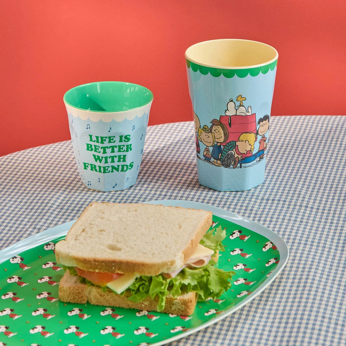 Melamine snoopy Beker