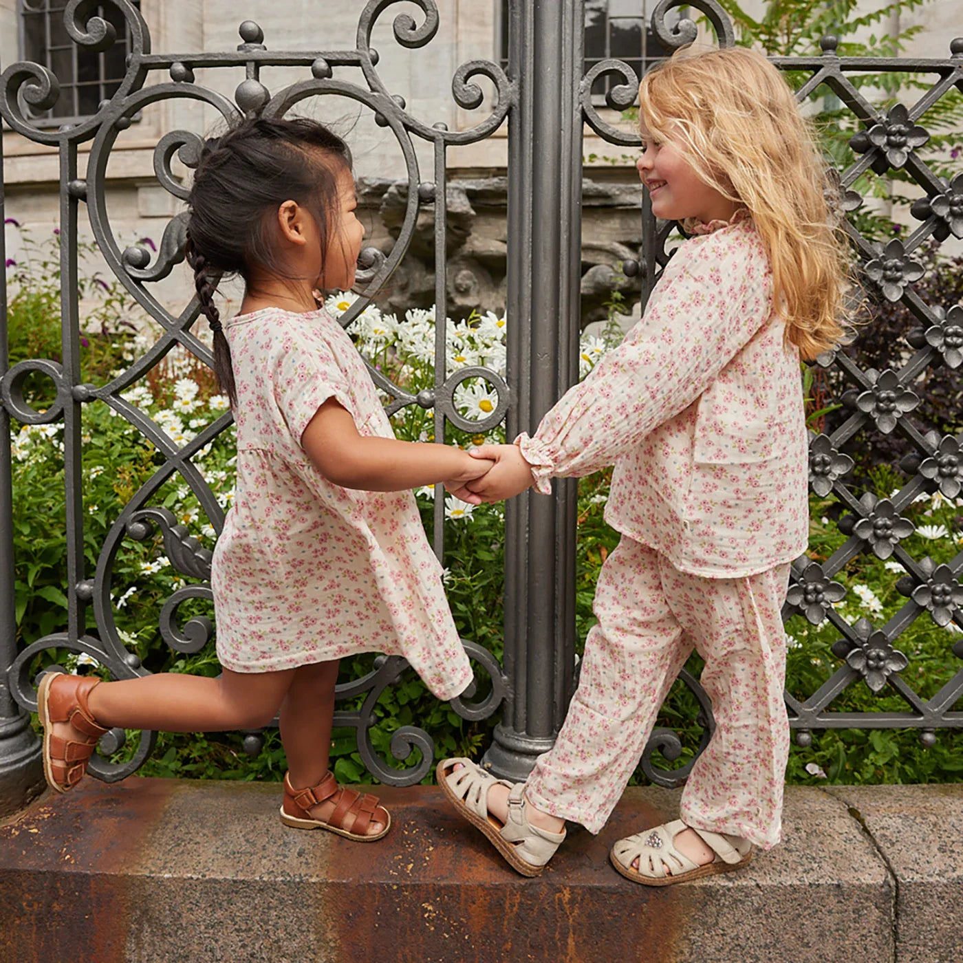 Muslin blossom Jurk