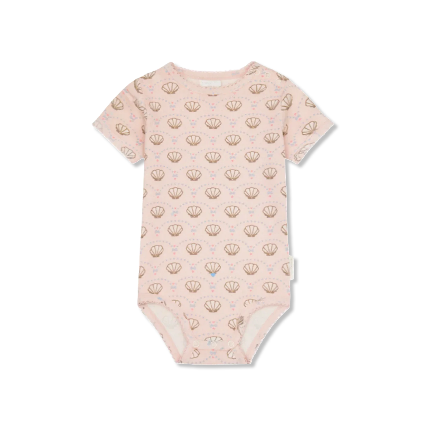 Pointelle bow Romper