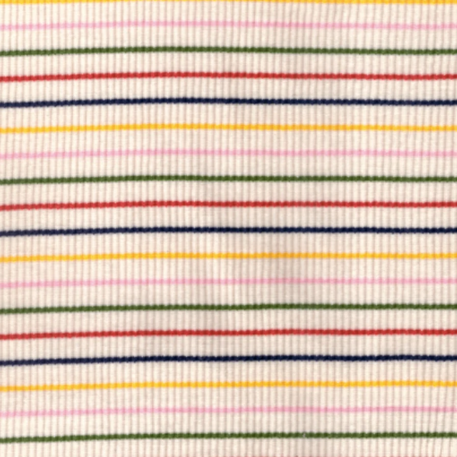 Rib rainbow Romper