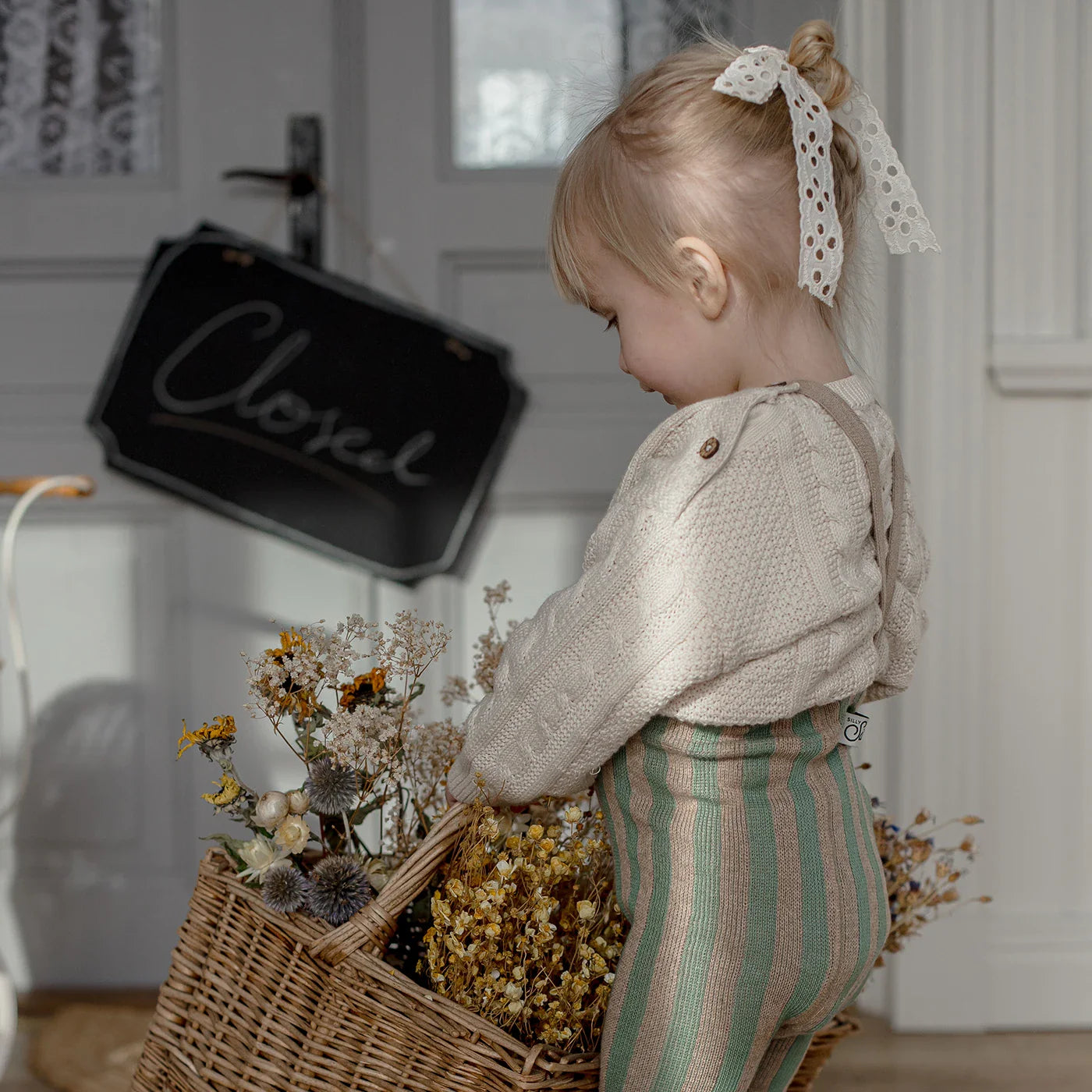 Footless cotton tights spelen