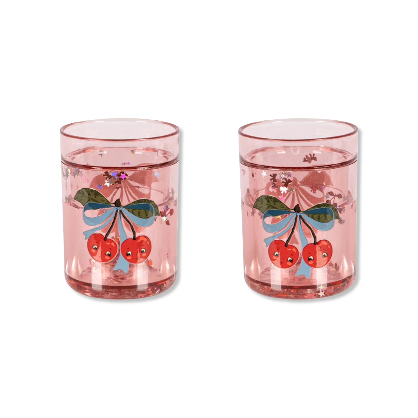Glitter Drinkglas